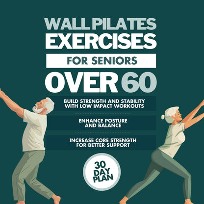 Wall Pilates Exercises for Seniors Over 60 (E-Book)