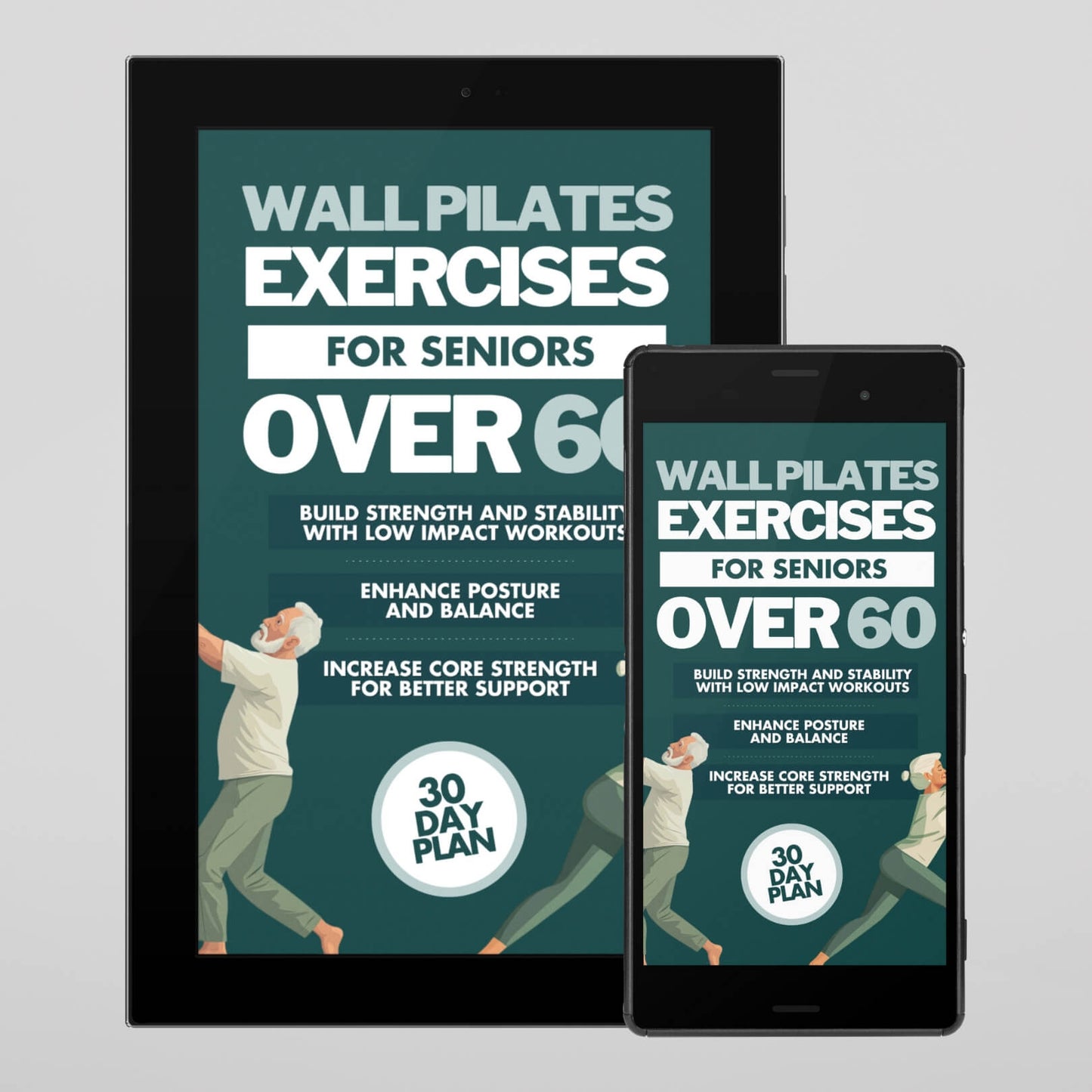 Wall Pilates Exercises for Seniors Over 60 (E-Book)